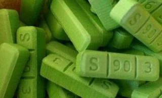 green xanax bars