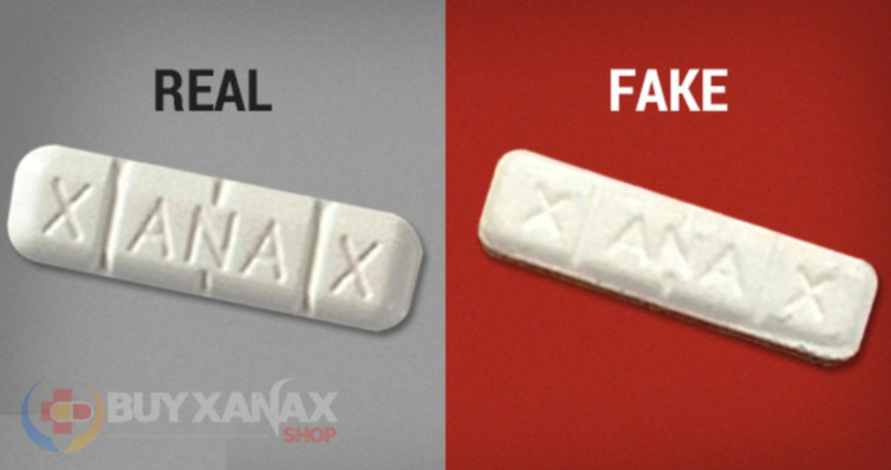 fake Xanax vs. real Xanax